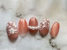 エールネイル(Ailes nail)の雰囲気(手描きアートが大人気♪お花もひとつひとつ丁寧に描いています。)