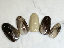 アルセア 上野御徒町店(Alcea)/ニュアンスネイル　マーブル