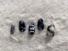 ソウ 難波店 nail salon Sou/マーブルネイル