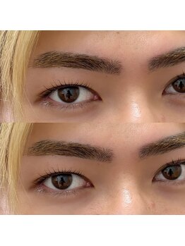 サロン ド ブルー 五反田(salon de blue)の写真/<メンズアイブロウ+まつげパーマ>のセットメニューが人気！眉毛もまつげも同時にケア◎単品施術もOKです♪