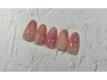 桃ネイル