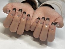 ネスネイル 池袋(Nes.nail)/ブラウン×ブルーネイル