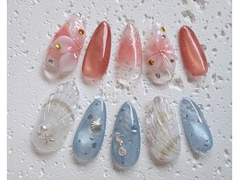 ジュネルの写真/[画像持込OK]お客様と一緒に作る極上Nail♪感動の指先と楽しい時間をご提供♪enoi夏ジェルや韓国ジェル入荷