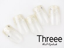 スリーネイルプラスアイラッシュ(Threee Nail+Eyelash)/星ホログラム