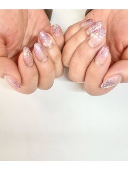 リーシュ 所沢店(RICHE)/2色ラメグラデ