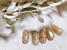 モグネイル(Mogunail)/3.4月定額B ドットネイル