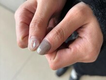 アオフクオカ(ao. Fukuoka)/シアーグレーネイル