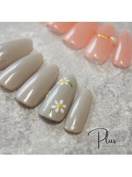 くすみカラー×フラワー