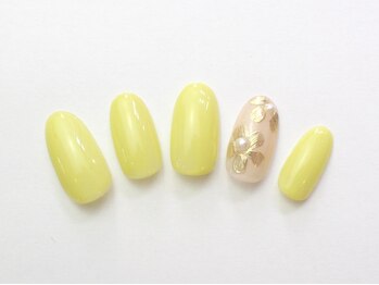 アヴィニール 表参道(Avenir)/ミラーフラワーネイル