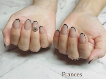 フランセス(Frances)/細フレンチ＆シルバーパーツ