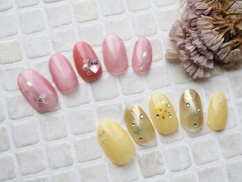 ネイル マテリア 池袋店(Nail Materia)の写真/【有資格者在籍】シンプルデザイン¥5900/サンプル充実◎フォルム形成&丁寧な甘皮処理で女性らしい指先に＊