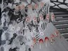 〔当店人気のフラワーアート＊〕Hand 手描きフラワーアート＊オフ、ケア込み