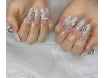 Rimp nail studio【5/30NEW OPEN（予定）】の写真/長さ出しで憧れの長く美しい指先へ。シンプルだけど今っぽいデザインをぜひ...♪