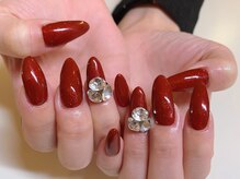 ミリュウ(Milieu)/ワンカラー×ビジュー