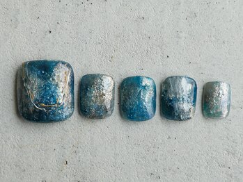 ルフトエーデ(LUFT Ode)/【Foot Art 10】Silver×Navy