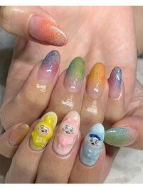 キャラクター3Dアート