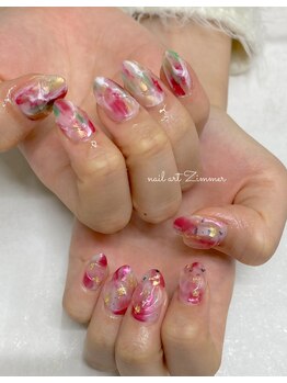 ネイルアート ジマー/90minartのちぐはぐ