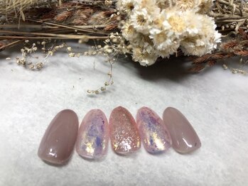 キキネイル たまプラーザ店(kikinail)/1.2月定額A オーロラネイル