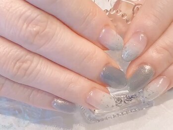 ブレスネイル(brace Nail)/冬のグラデ＆マグネットジェル