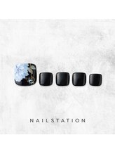ネイルステーション ルミネ新宿1店(NAIL STATION)/フラワーネイル／パラジェル