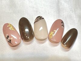 バレンタインネイル