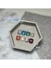 【8月の定額フットネイル】アート付きフットジェルネイル￥6,500