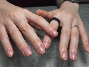 オムネイル 渋谷(HOMME NAIL)/クリアジェル ¥4.400