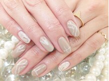 エスパルティール(Spartir)/グレージュデザインネイル￥5440