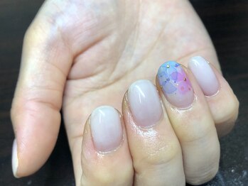 ミーナ バイ エム ウィッシュ(Mina by M.wish)/たらしこみフラワーネイル☆