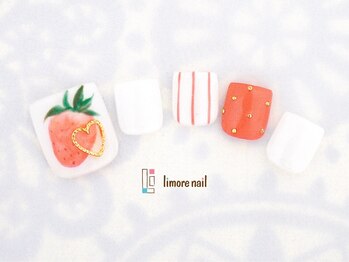 リモアネイル(limore nail)/【フット】いちご☆