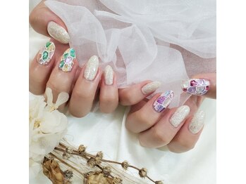 アルセア 上野御徒町店(Alcea)/ステンドガラス ラメ シェル