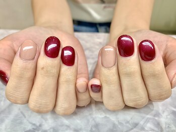 ネイルサロン オー(Oh!)/2色ワンカラー♪4400円