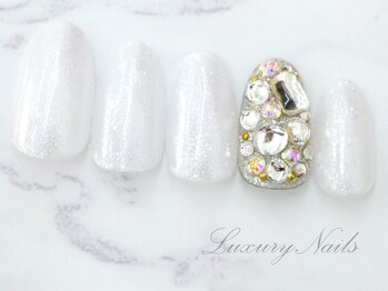 ラグジュアリーネイルズ カワグチ(Luxury Nails Kawaguchi)/キラキラ*うめつくし