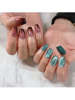 ブラン(blanc)/おしゃれカラーのアシメントリー