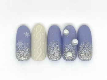 ネイルサロン ドゥ(Nail Salon Doux)/11番　2024冬デザインコンテスト