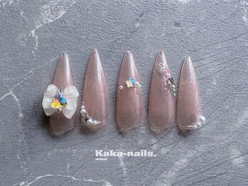 カカネイルズ(Kaka nails)/【長さだし定額】アート/パーツ