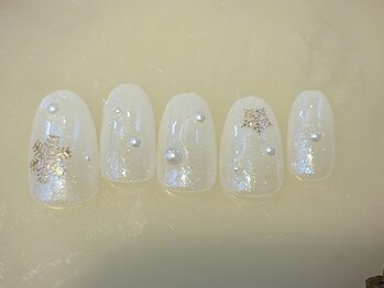 雪×結晶ネイル