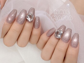 ネイルマフィア 新宿(NAIL MAFIA)の写真/《初回オフ無料ラメグラ・ワンカラー￥5500》技術・雰囲気◎フィルイン技術でモチの良いジェルを♪