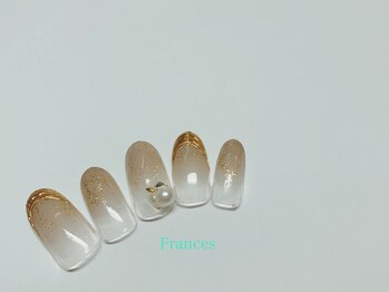 フランセス(Frances)/新作　先端ミラーフレンチ