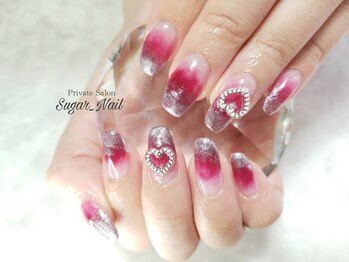 シュガーネイル(sugar nail)/マグネットグラデーションネイル