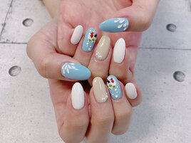 金魚デザインネイル