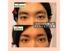 スター 新宿 新宿御苑(★STAR)/施術例メンズアイブロウWAX/新宿
