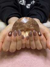 チェリーブロッサム(A CHERRY BLOSSOM)/ベージュ系大人ネイル