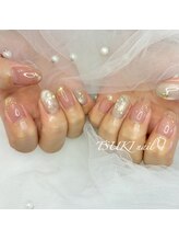 ツキネイル(TSUKI nail)/オーロラフレンチ