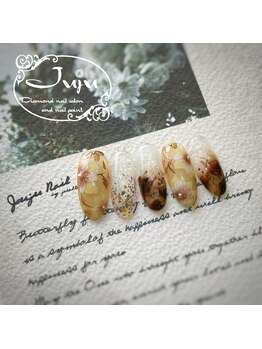 ジュジュ(Juju)/べっ甲カラーフラワー