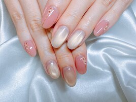【パラジェル】押し花ネイル