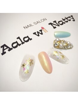 アラ ウィー ナッティー ネイル 北千住店(Aala wi Natty nail)/雪の結晶ネイル
