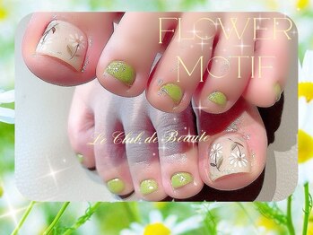 ル クラブ ド ボーテ 練馬/**可愛いお花フットネイル**