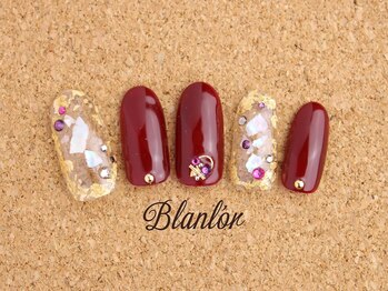 ネイルサロン ブランロール 三軒茶屋店(Blanl'or)/秋冬定番　ボルドーネイル