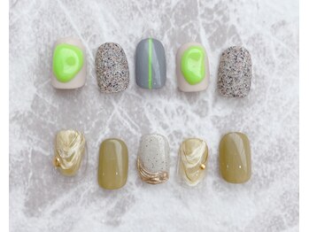 ネイルサロン ティフィン(tiffin)/~4月monthly design~